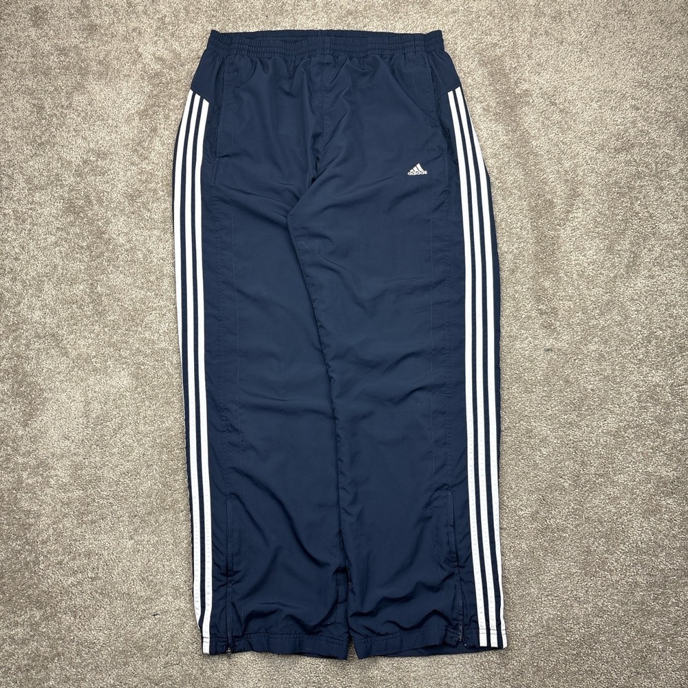 Vintage Y2K Adidas 3 Stripes Baggy Track Pants XL